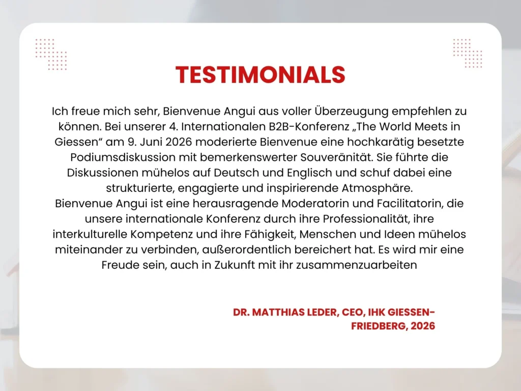 testemonial Dr matthias leder