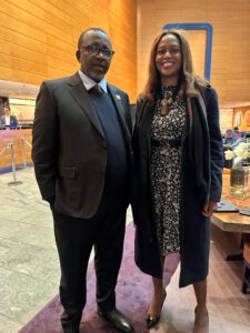 Mit dem Agrarminister von Kenia Hon. Mithika Linturi